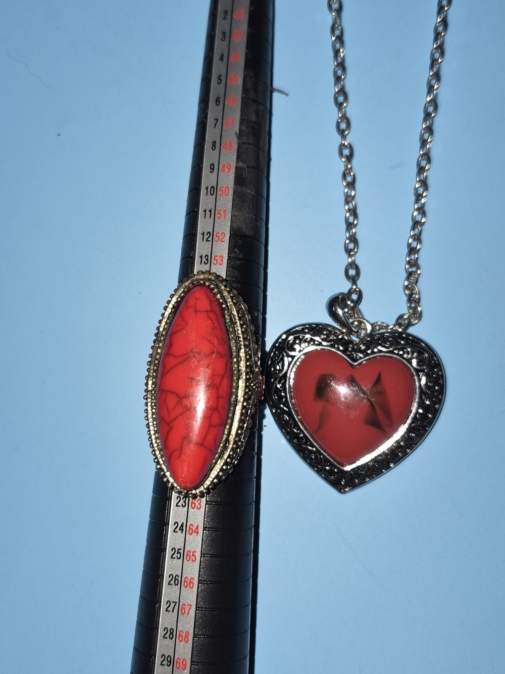 Heart Ring And Pendant Set - Picture 7 of 9